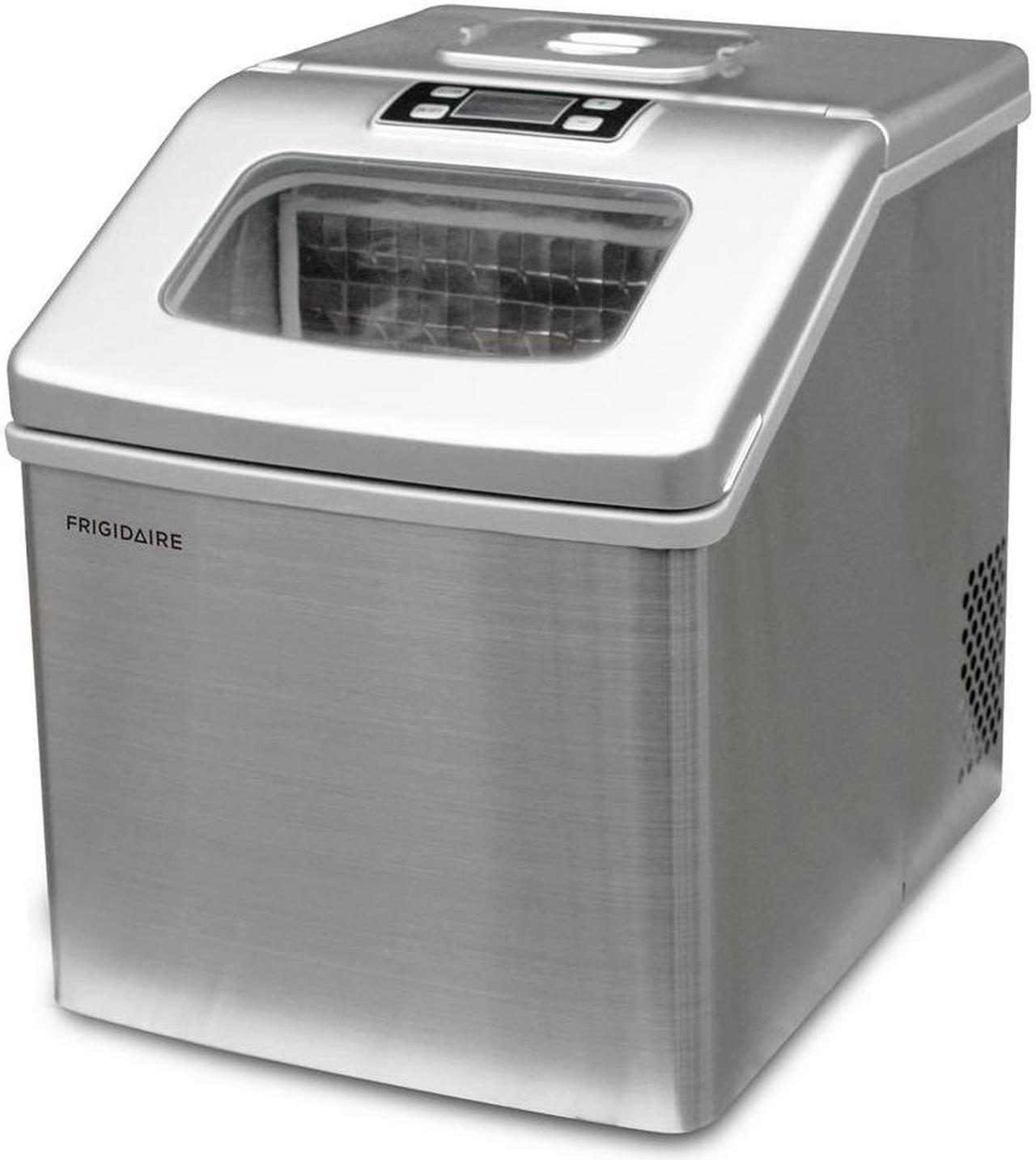 Frigidaire EFIC452 40 lb. Freestanding Ice Maker in Stainless Steel