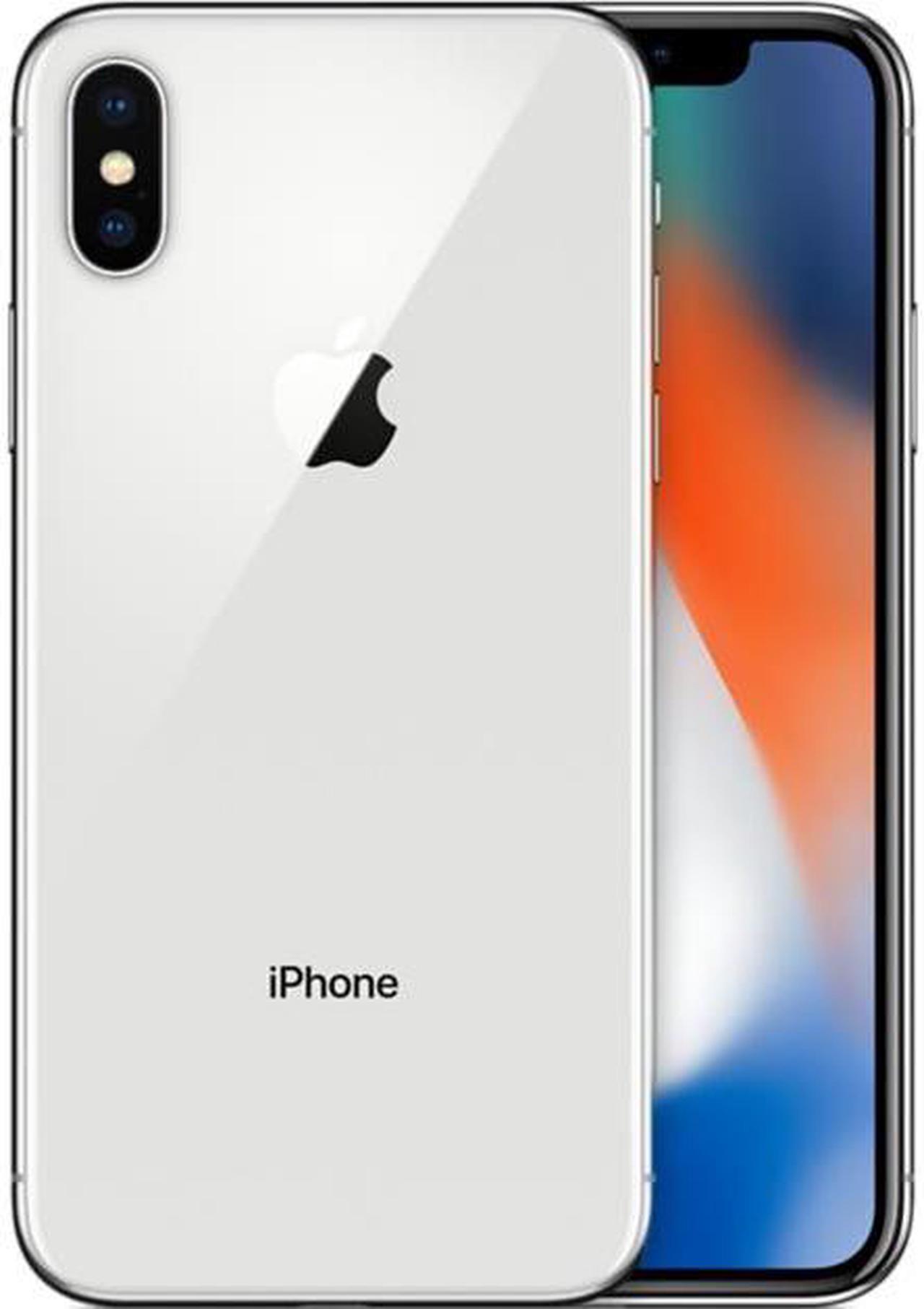 Apple iPhone X, Fully Unlocked 5.8", 256 GB - Silver