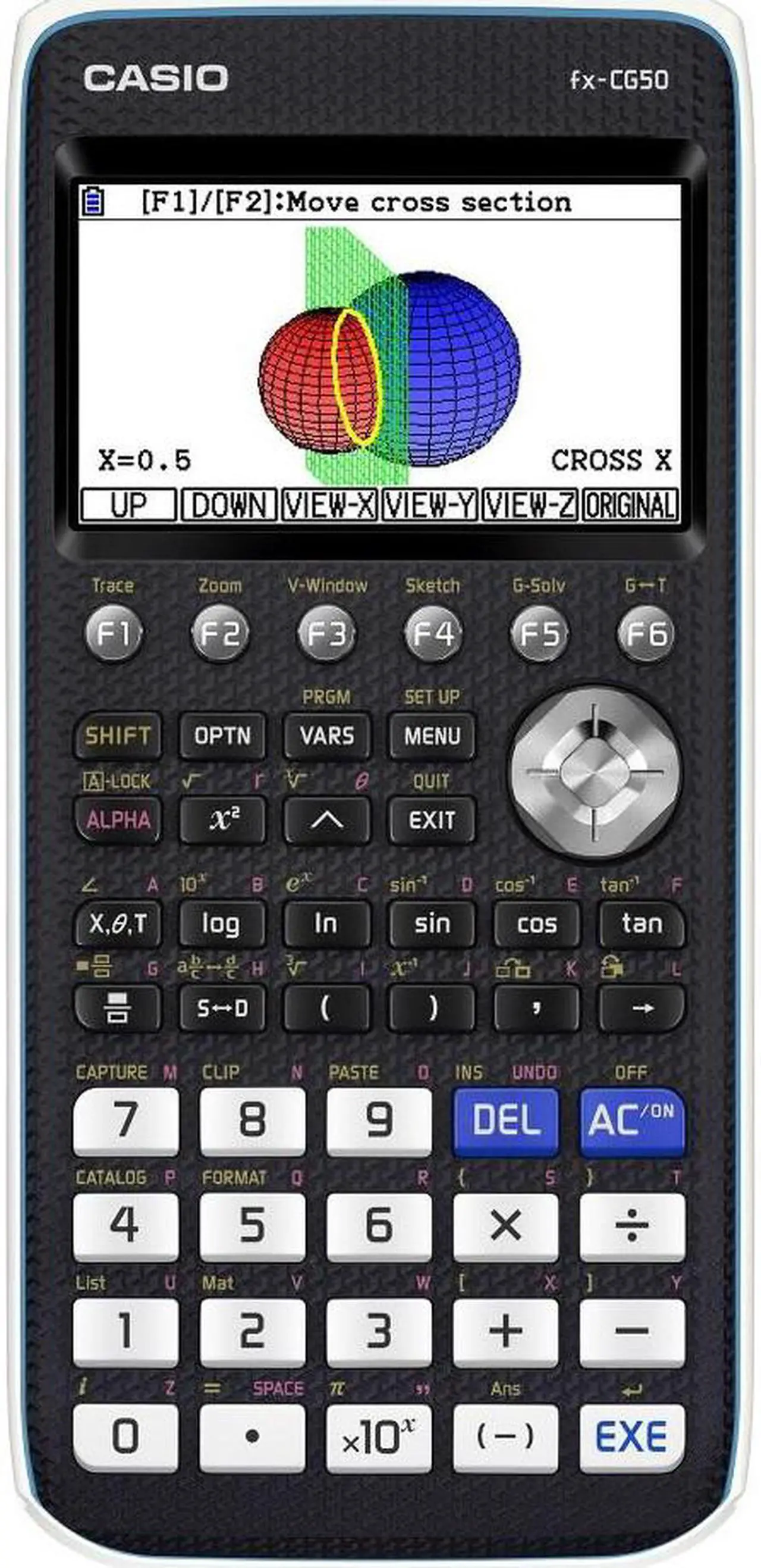 Alt view image 8 of 20 - Casio FX-CG50 Prizm Graph Calculator Black