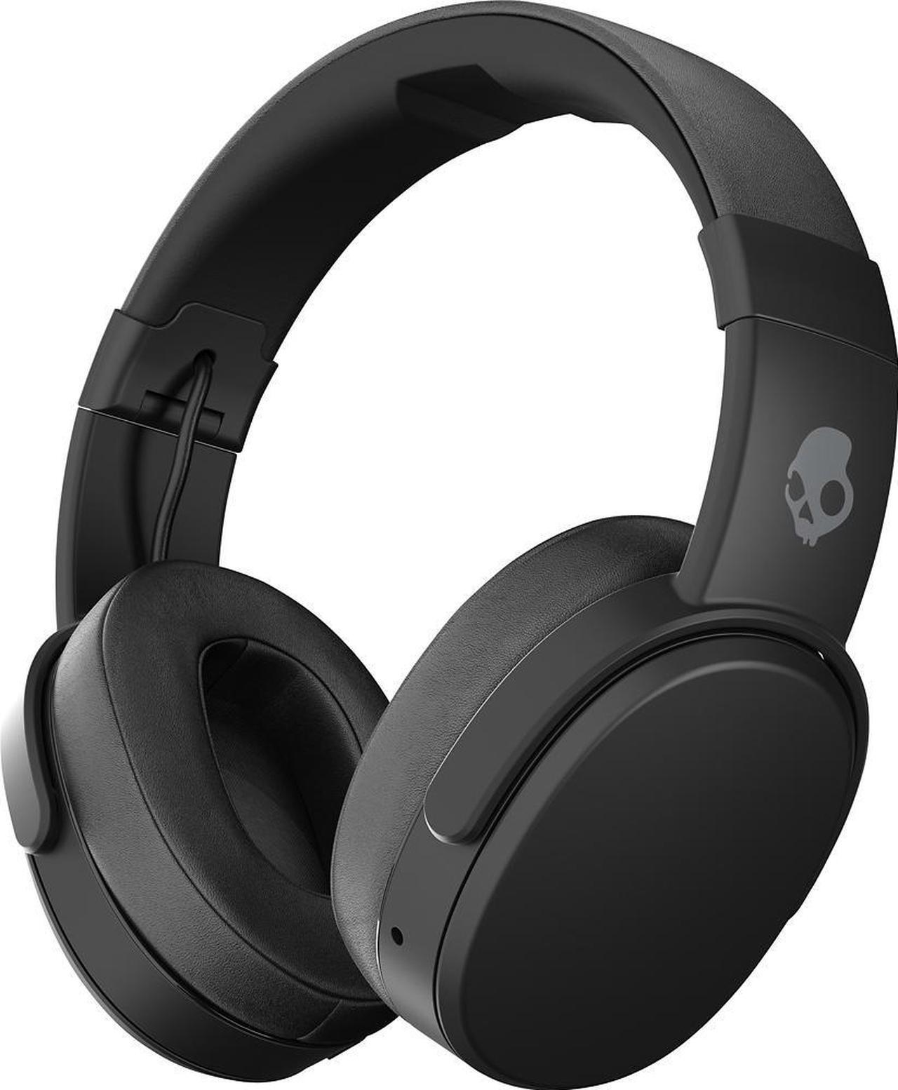 Alt view image 9 of 20 - Skullcandy Crusher Bluetooth Wireless Over-Ear Headphone with Microphone (Black/Coral)