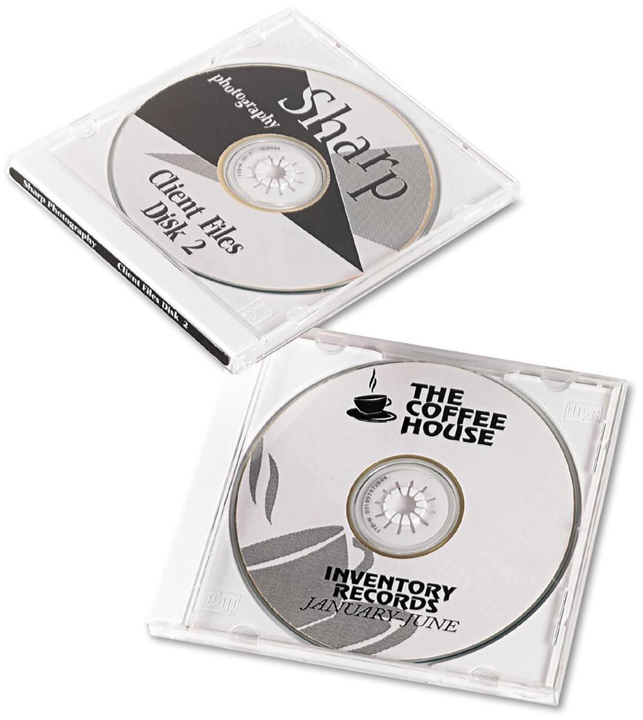 Alt view image 8 of 19 - AVERY 5931 Matte White Removable CD Labels for Laser Printers