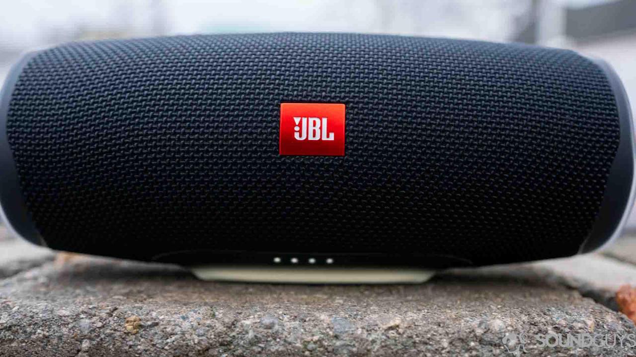 Alt view image 6 of 20 - JBL Charge 4 Portable Bluetooth Speaker (Blue)
