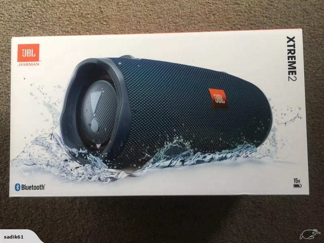 Alt view image 10 of 10 - JBL Xtreme 2 Portable Bluetooth Waterproof Speaker (Blue)