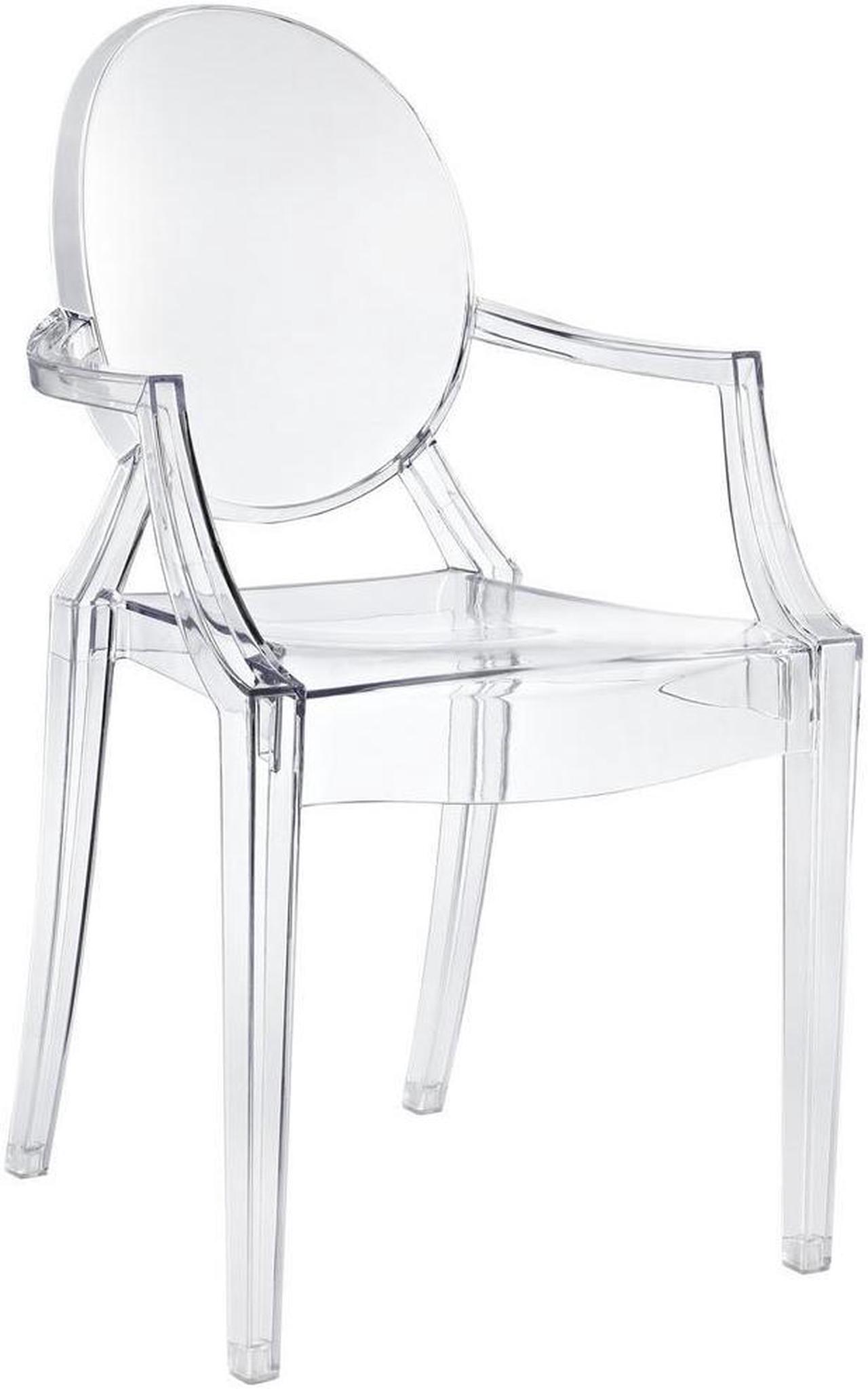 Alt view image 9 of 20 - Philippe Starck Style Louis Ghost Chair in Clear