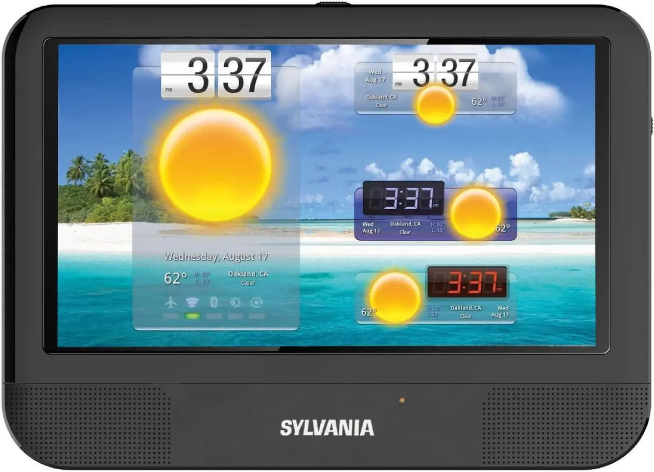 Alt view image 2 of 2 - Sylvania 9-Inch SLTDVD9220 2-in-1 Portable DVD Player, and Android Wi-Fi Tablet