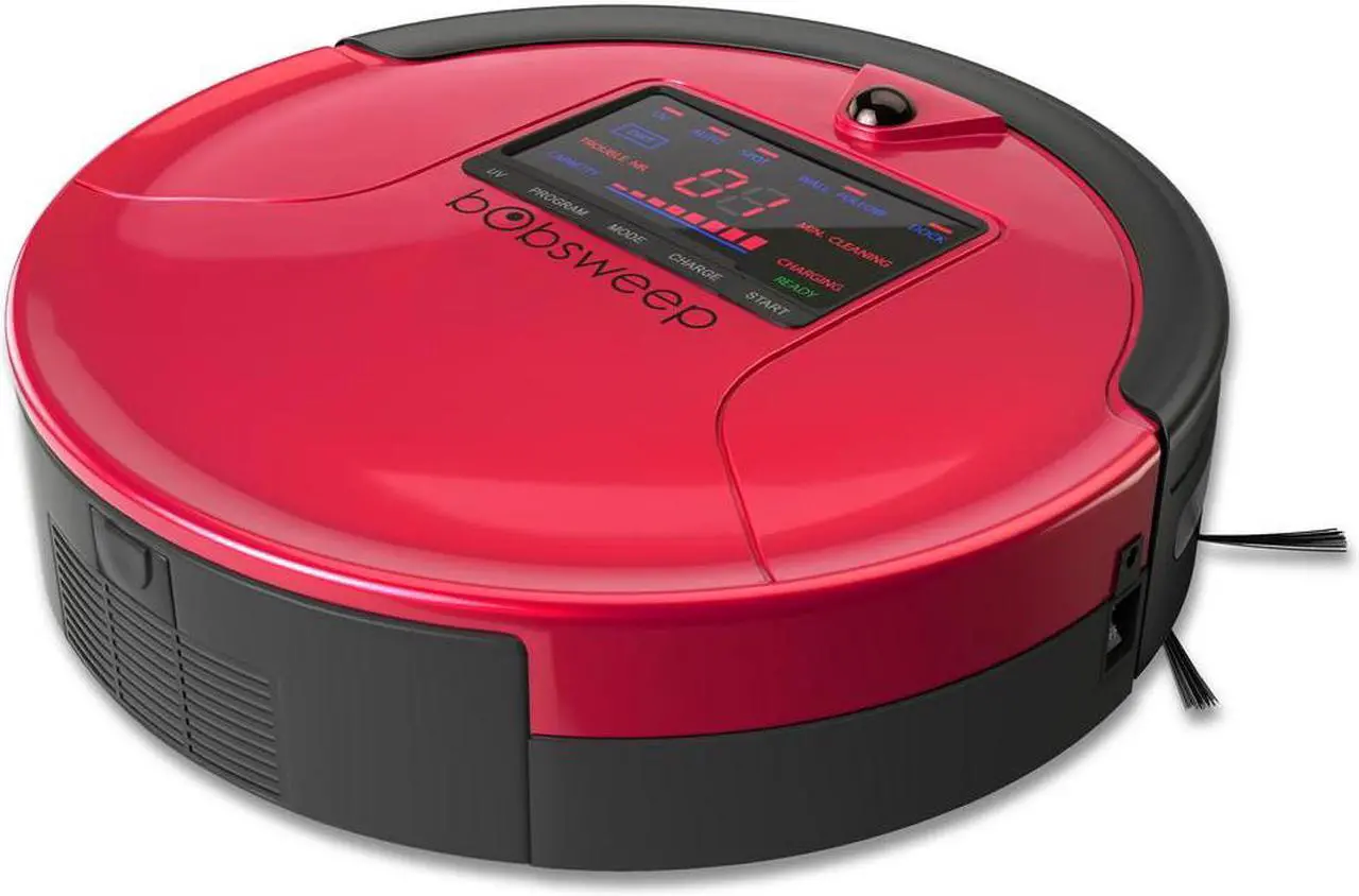 Alt view image 15 of 20 - bObsweep PetHair Robotic Vacuum Cleaner and Mop, Rouge