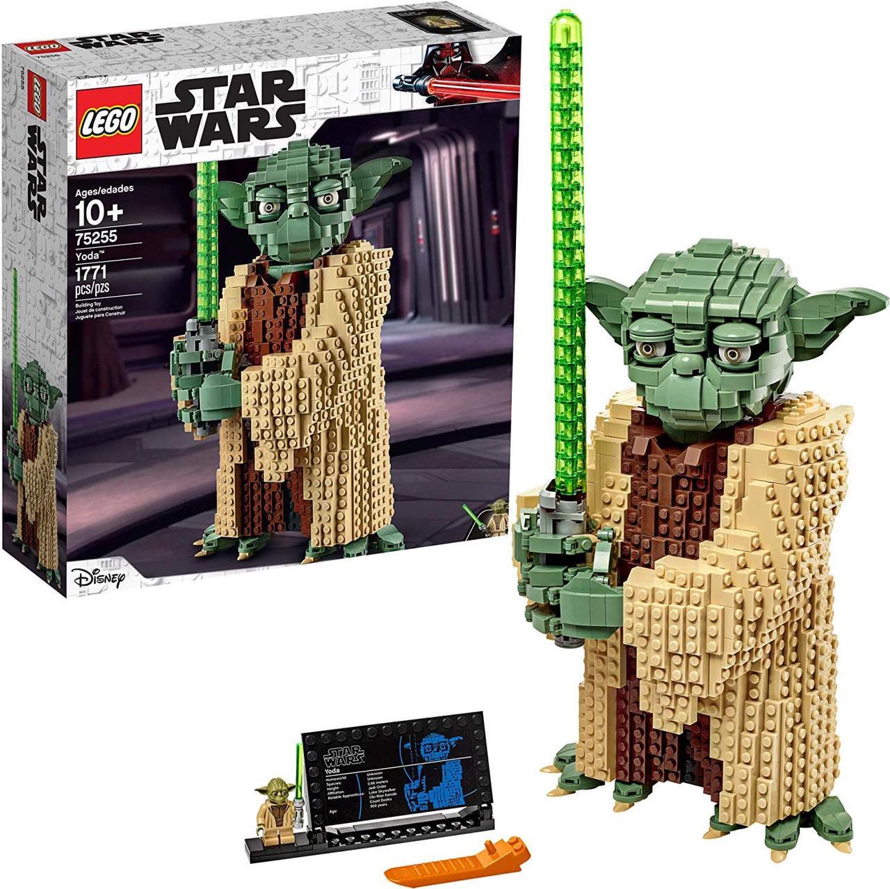 Alt view image 9 of 12 - LEGO Star Wars 75255 Yoda Building Model and Collectible Minifigure, 1771 Pieces