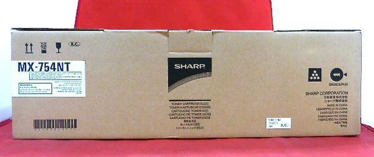 Alt view image 2 of 5 - Black Toner Cartridge for Sharp MX-754NT MX-M654N, MX-M6570, MX-M754N, MX-M7570, Genuine Sharp Brand