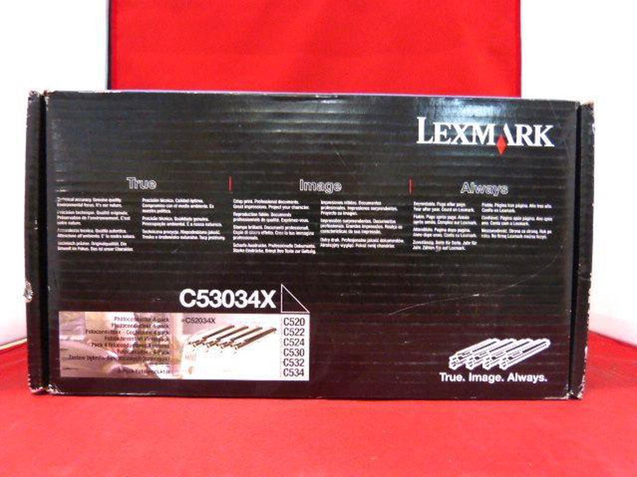 Alt view image 2 of 10 - Lexmark C53034X Photoconductor Unit, 4 Count, 1 Pack