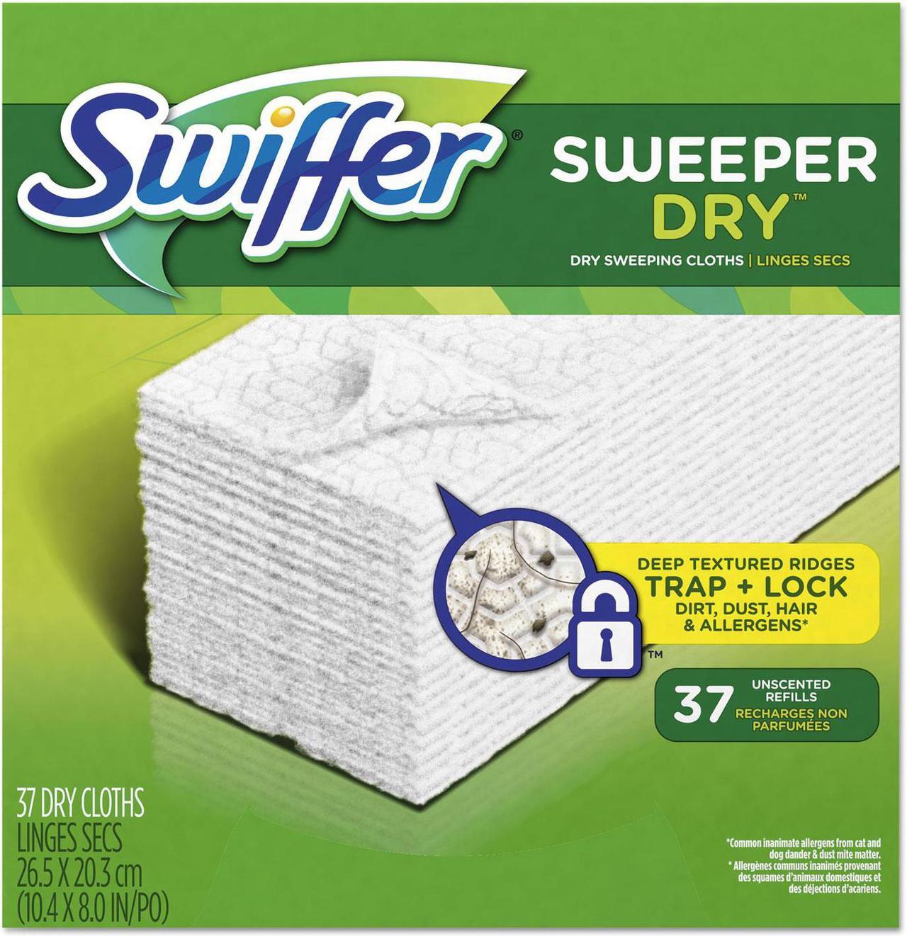 Alt view image 10 of 14 - Procter & Gamble Swiffer Sweeper Dry Cloths Refill