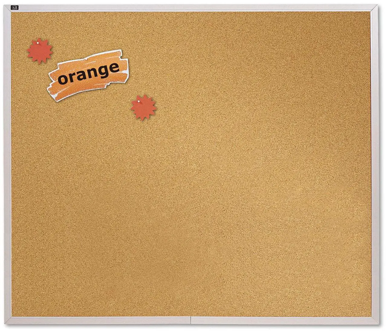 Alt view image 2 of 4 - Quartet ECKA406 4' x 6' Natural Cork Bulletin Board