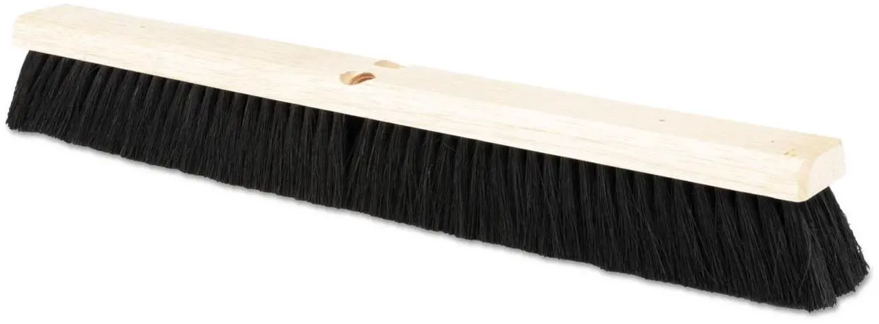 Alt view image 3 of 20 - Boardwalk Floor Brush Head 2 1/2" Black Tampico Fiber 24" 20224