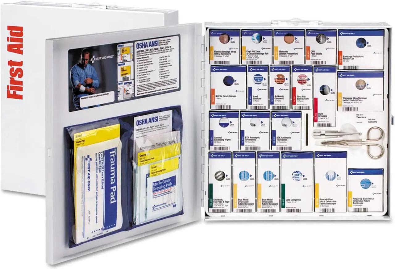 Alt view image 3 of 19 - Smartcompliance Food Service Cabinet W/O Medications For 25 People, 94 Pieces