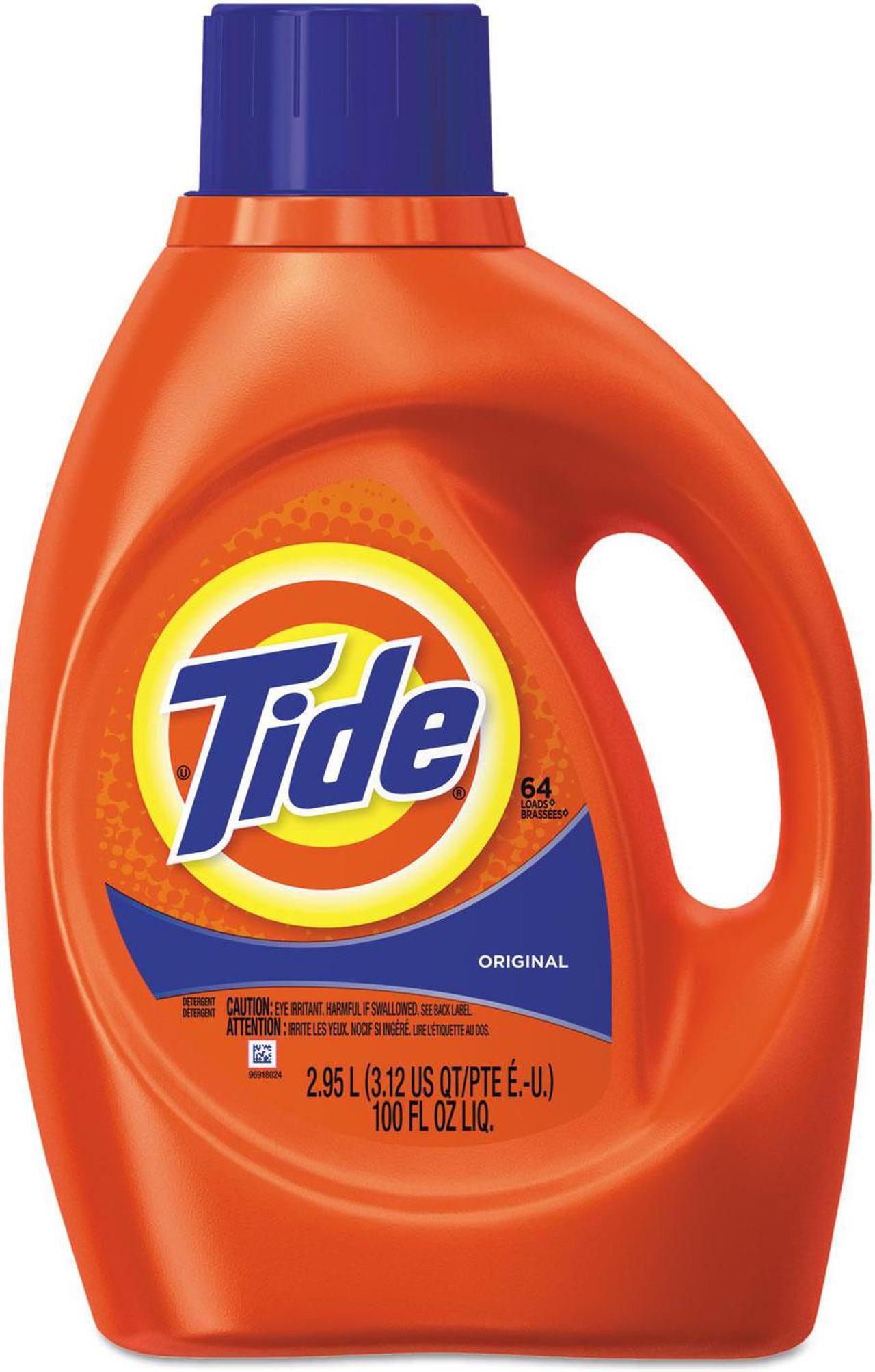 Alt view image 3 of 11 - Tide 2X Ultra Concentrated Laundry Detergent, 50 oz, Bottle, Blue, Liquid, Original