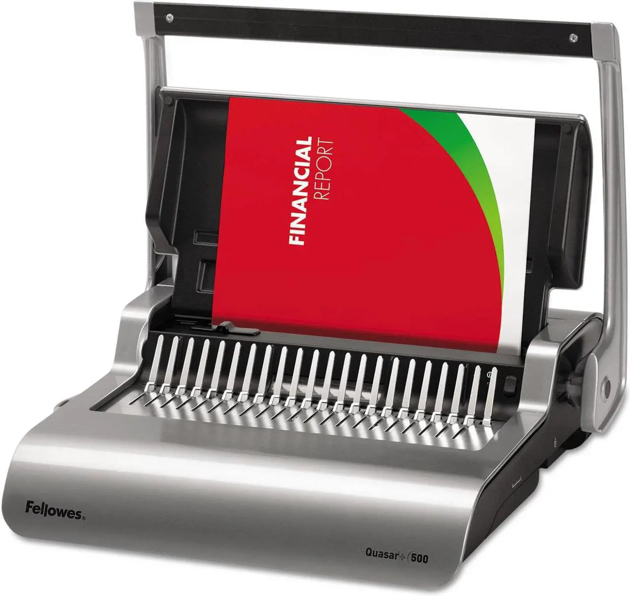 Alt view image 6 of 15 - 5227201 Fellowes Quasar+ 500 Manual Comb Binding Machine