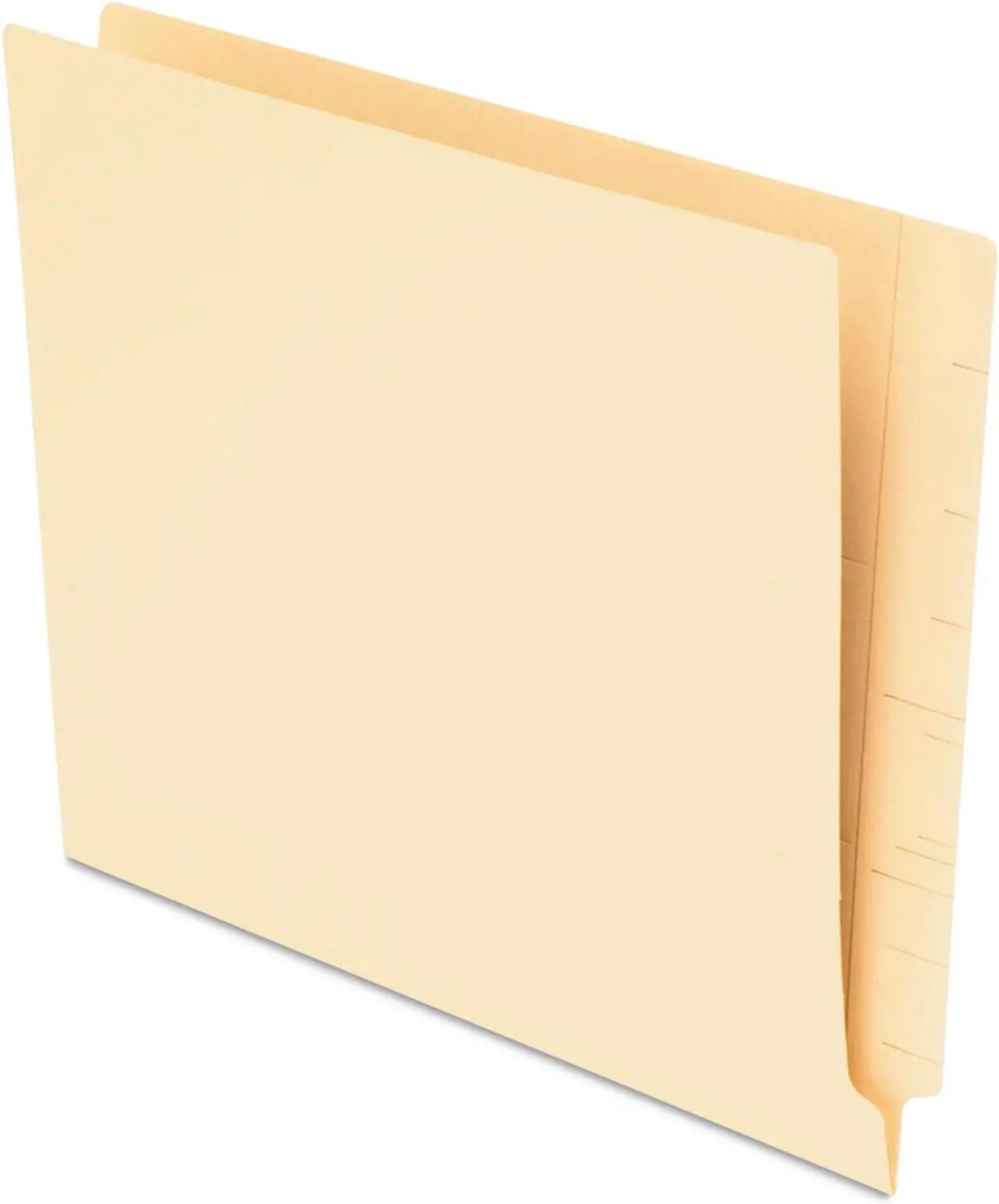 Main image of End Tab File Folders, Straight Tab, Letter, Manila, 75/box