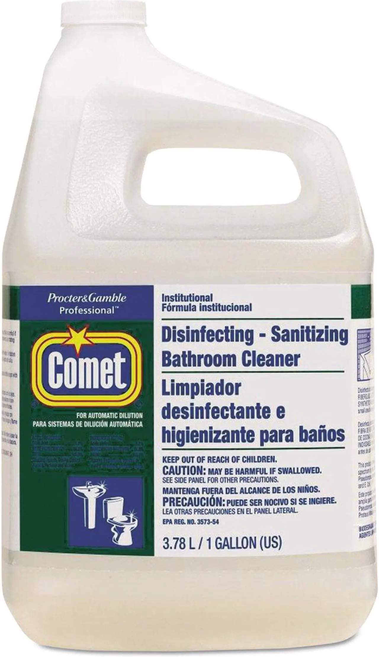 Alt view image 2 of 16 - Comet Disinfecting-Sanitizing Bathroom Cleaner One Gallon Bottle 1/Carton