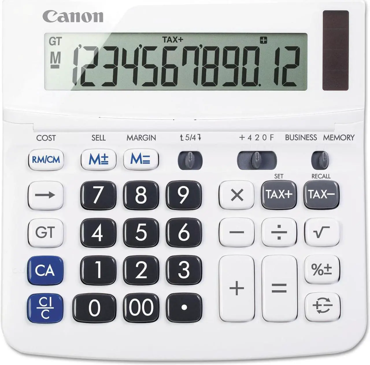 Alt view image 6 of 20 - Canon TX-220TSII Portable Display Calculator 12-Digit LCD 0633C001