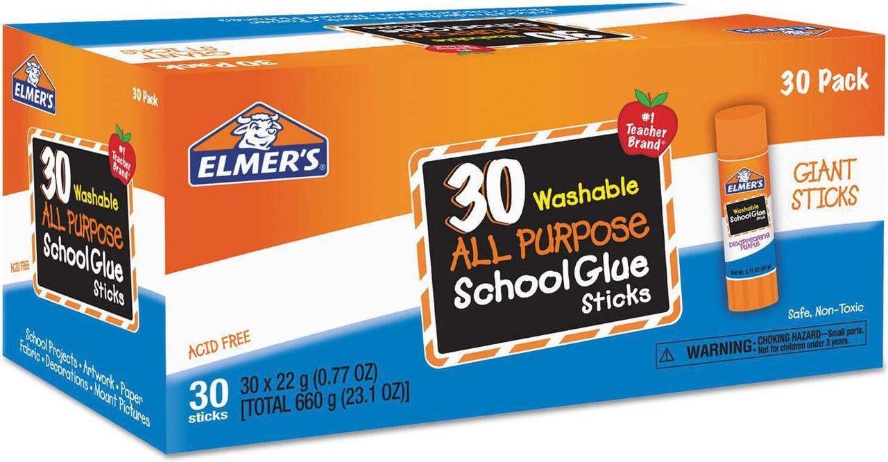Alt view image 5 of 5 - Elmer's All-purpose School Glue Sticks Bulk Pack