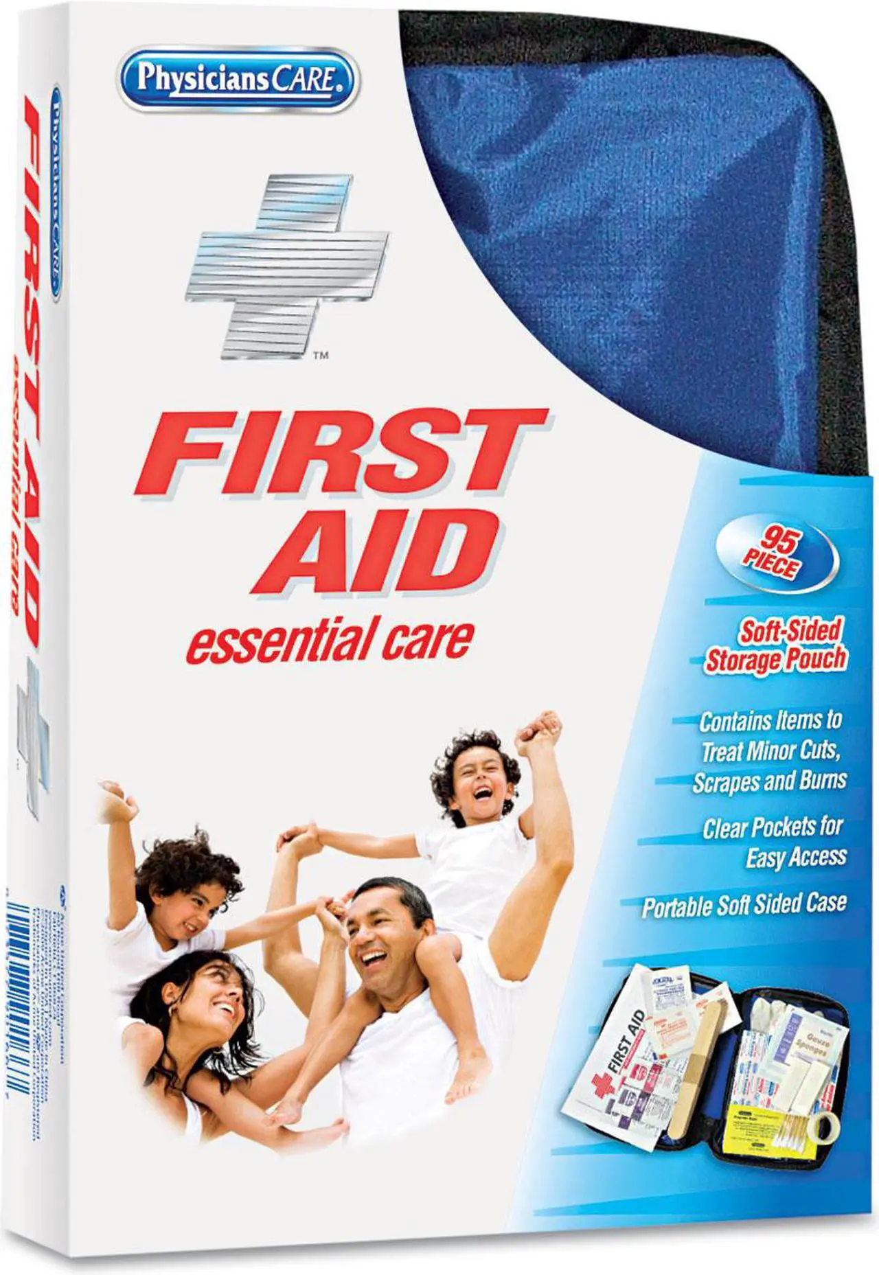 Alt view image 2 of 12 - Acme United 90166 Soft Sided First Aid Kit For Up to 10 People, 95 Pieces