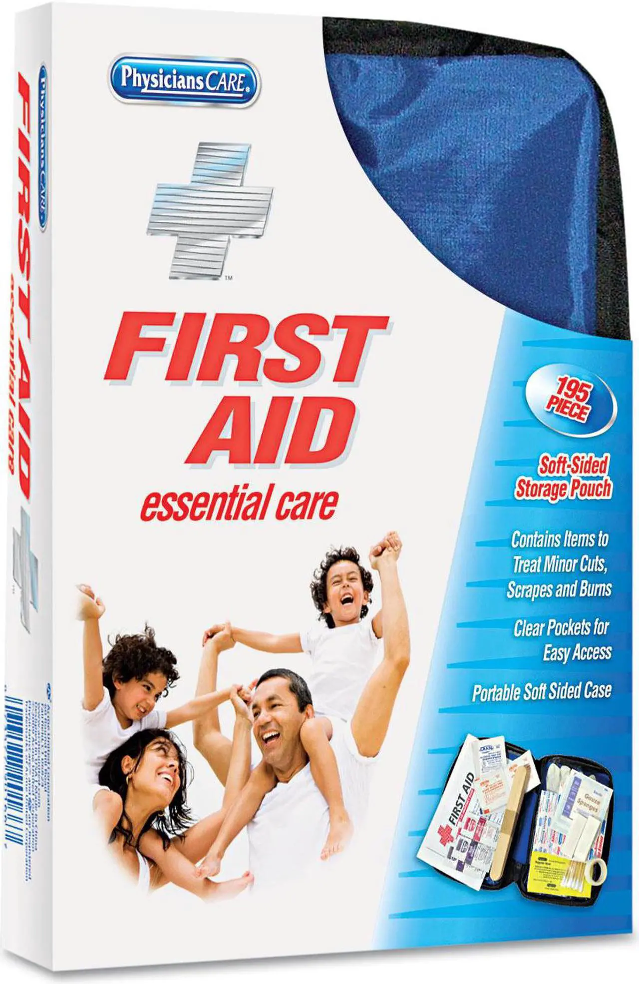 Alt view image 4 of 12 - Acme United 90166 Soft Sided First Aid Kit For Up to 10 People, 95 Pieces