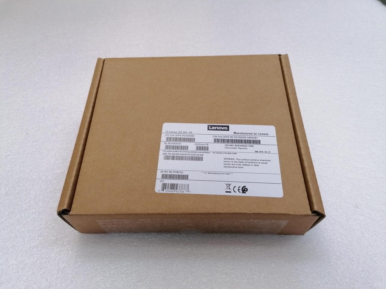 Alt view image 7 of 8 - Lenovo 7XA7A05926 Disk Drive - Dvd-Writer - Usb - External - For Thinksystem Sd530, Sr530, Sr550, Sr630, Sr650, Sr850, Sr950, St550