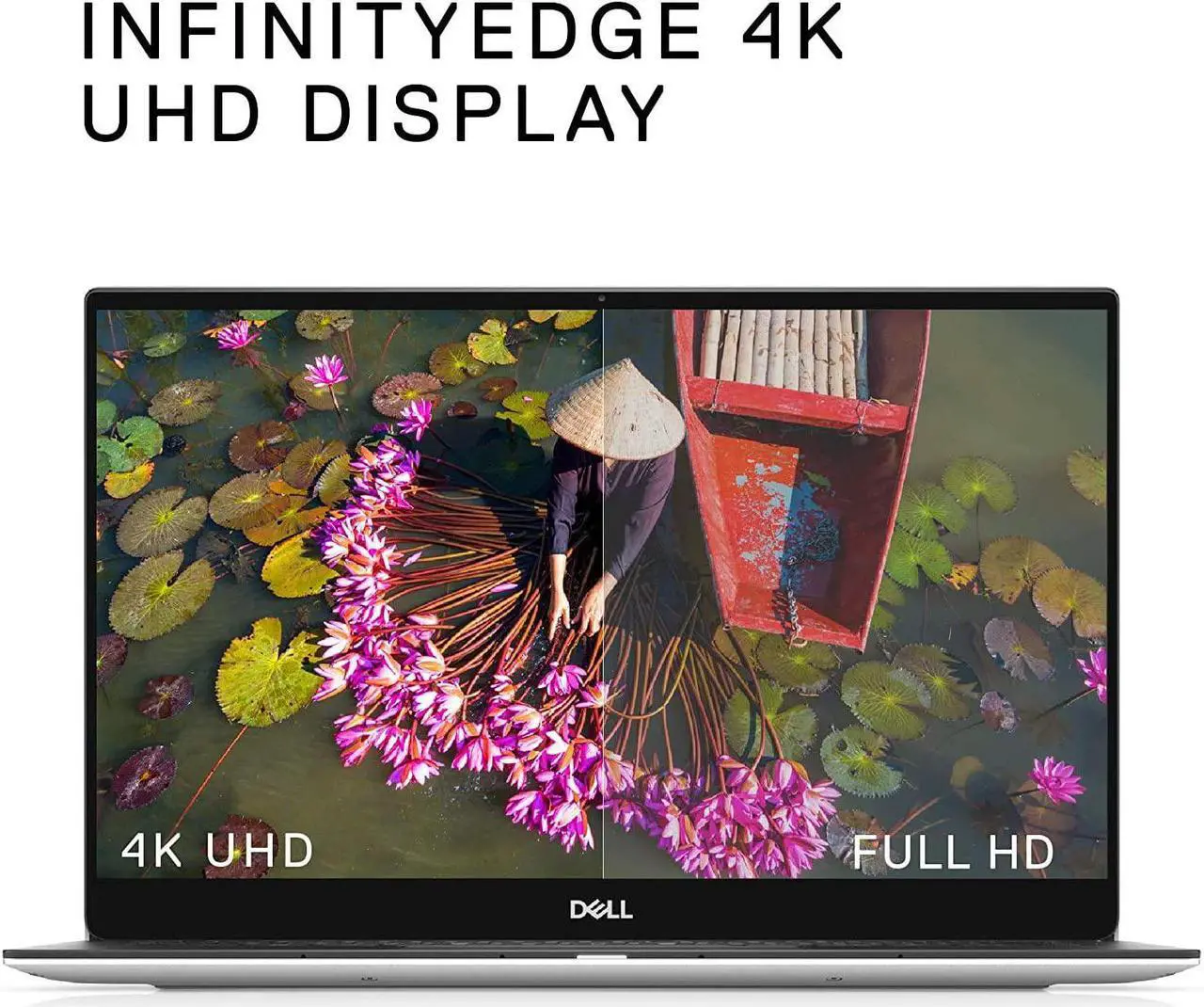 Main image of Dell XPS 15.6" 4K UHD (3840 x 2160) Touchscreen Laptop, Intel Core i7-9750H Processor (Beats i7-10710U), NVIDIA Geforce GTX 1650, 32GB RAM, 1TB PCIe SSD, Backlit Keyboard, Fingerprint Reader, Win10
