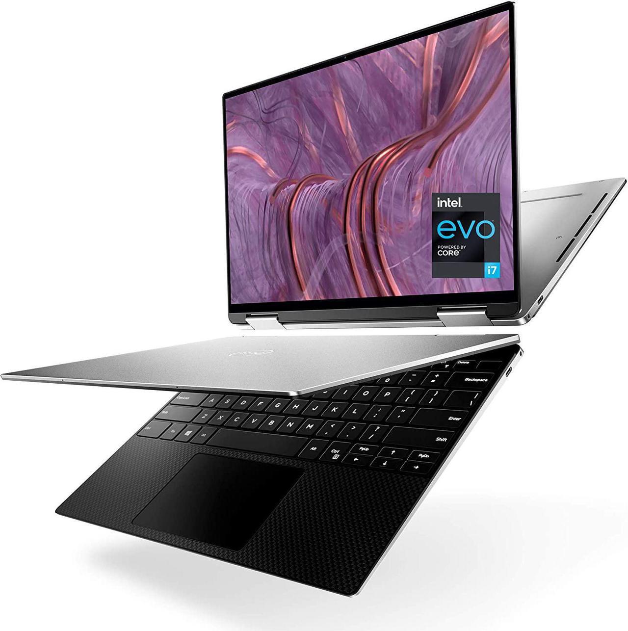 Alt view image 8 of 8 - Dell XPS 2in1 9310, 13.4 inch FHD+ Touch Laptop, Intel Core i7-1165G7, 32GB 4267MHz LPDDR4x RAM, 512GB SSD, Intel Iris Xe Graphics, Windows 10 Home - Platinum Silver with Black Palmrest (Latest Model)