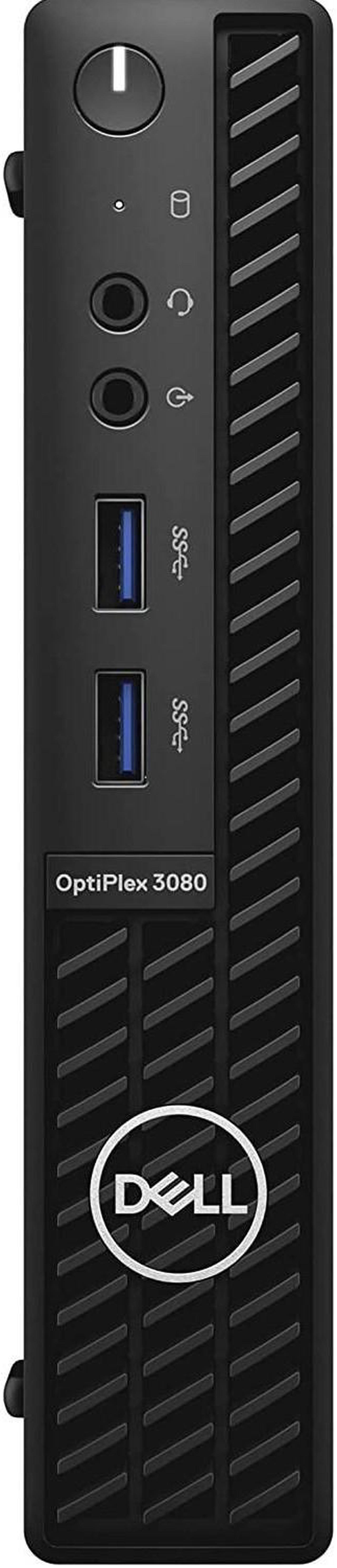 Alt view image 2 of 5 - Dell OptiPlex 3000 3080 Desktop Computer - Intel Core i5 10th Gen i5-10500T Hexa-core (6 Core) 2.30 GHz - 8 GB RAM DDR4 SDRAM - 256 GB NVMe M.2 PCI Express M.2 SSD - Micro PC - Black