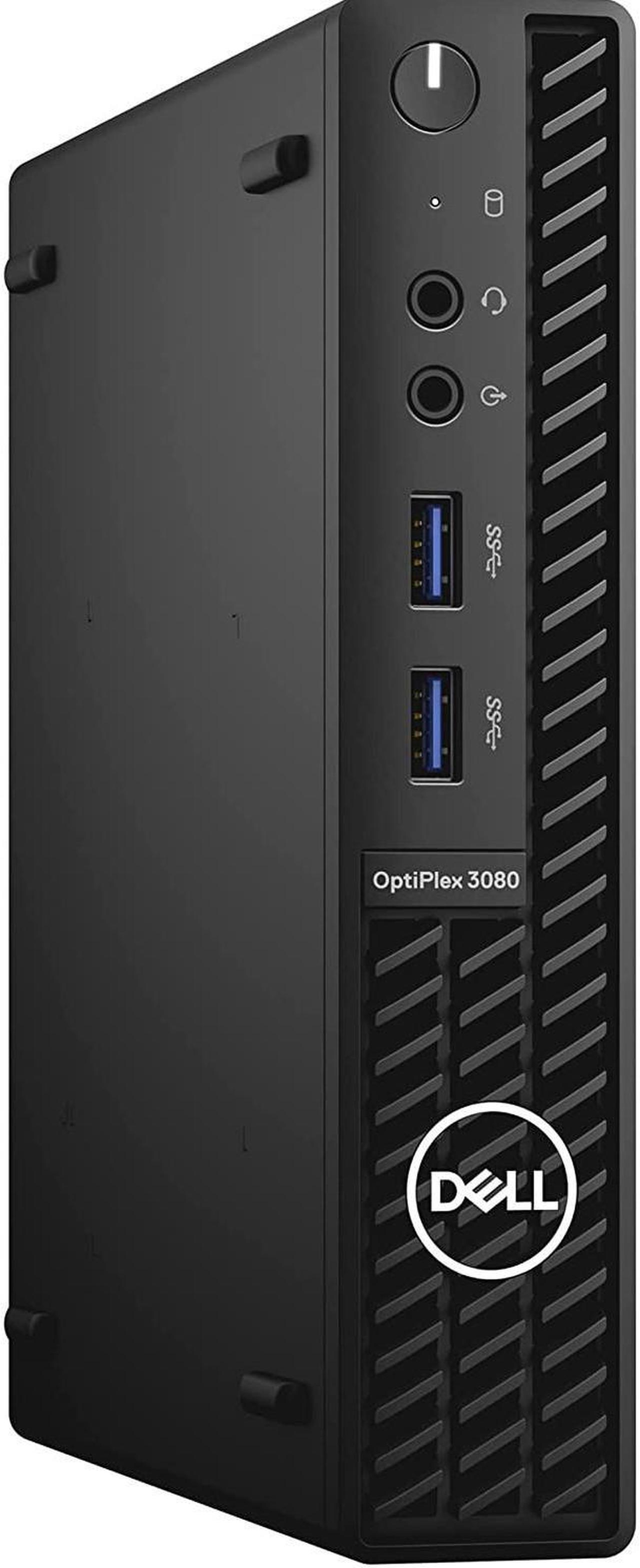 Main image of Dell OptiPlex 3000 3080 Desktop Computer - Intel Core i5 10th Gen i5-10500T Hexa-core (6 Core) 2.30 GHz - 8 GB RAM DDR4 SDRAM - 256 GB NVMe M.2 PCI Express M.2 SSD - Micro PC - Black