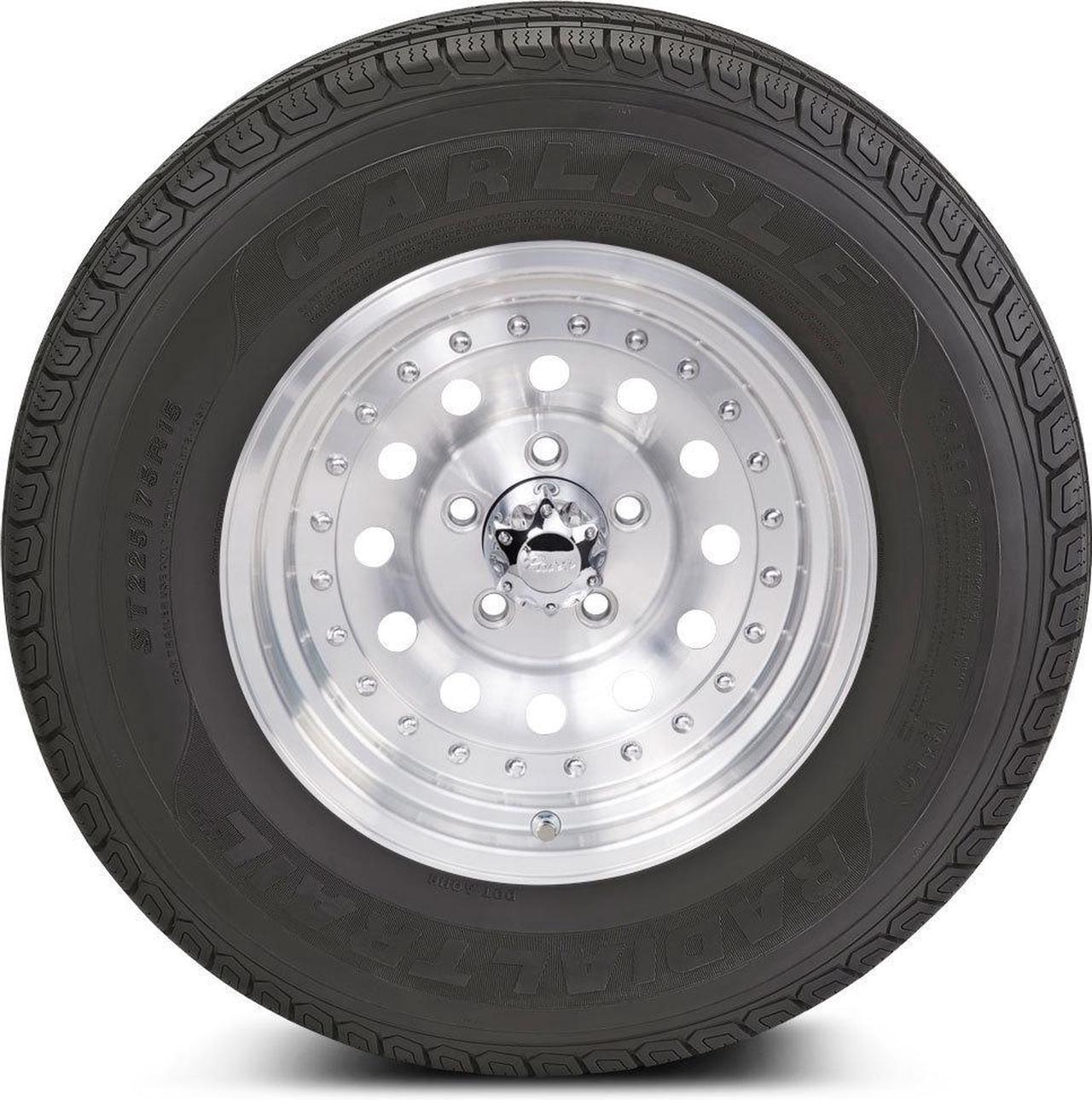 Alt view image 6 of 12 - New Carlisle Radial Trail HD Trailer Tire Only ST175/80R13 175 80 13 8PR LRD