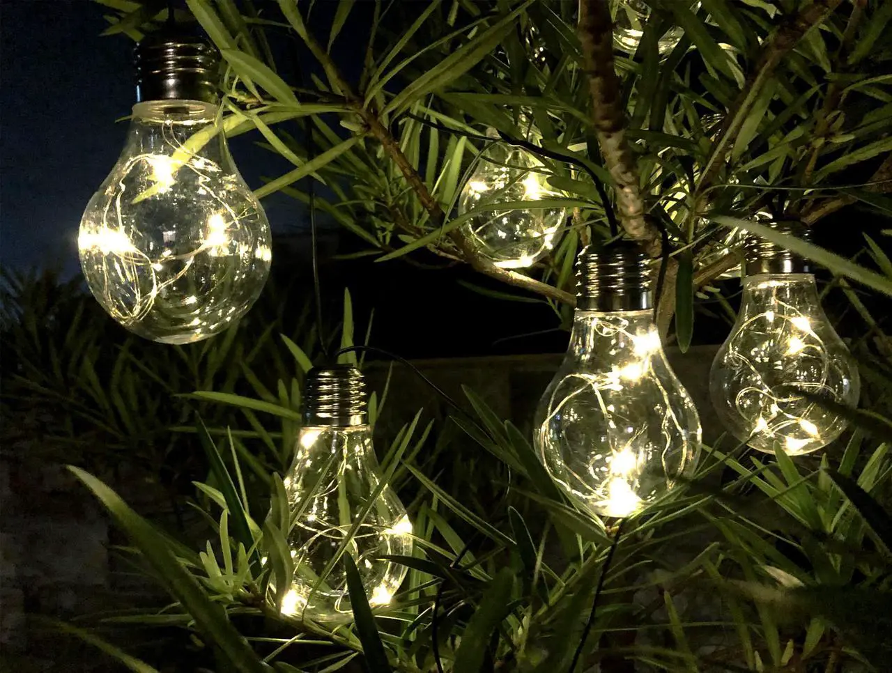 Alt view image 6 of 6 - Solar Powered 64 in LED String Lights (2-Pack)