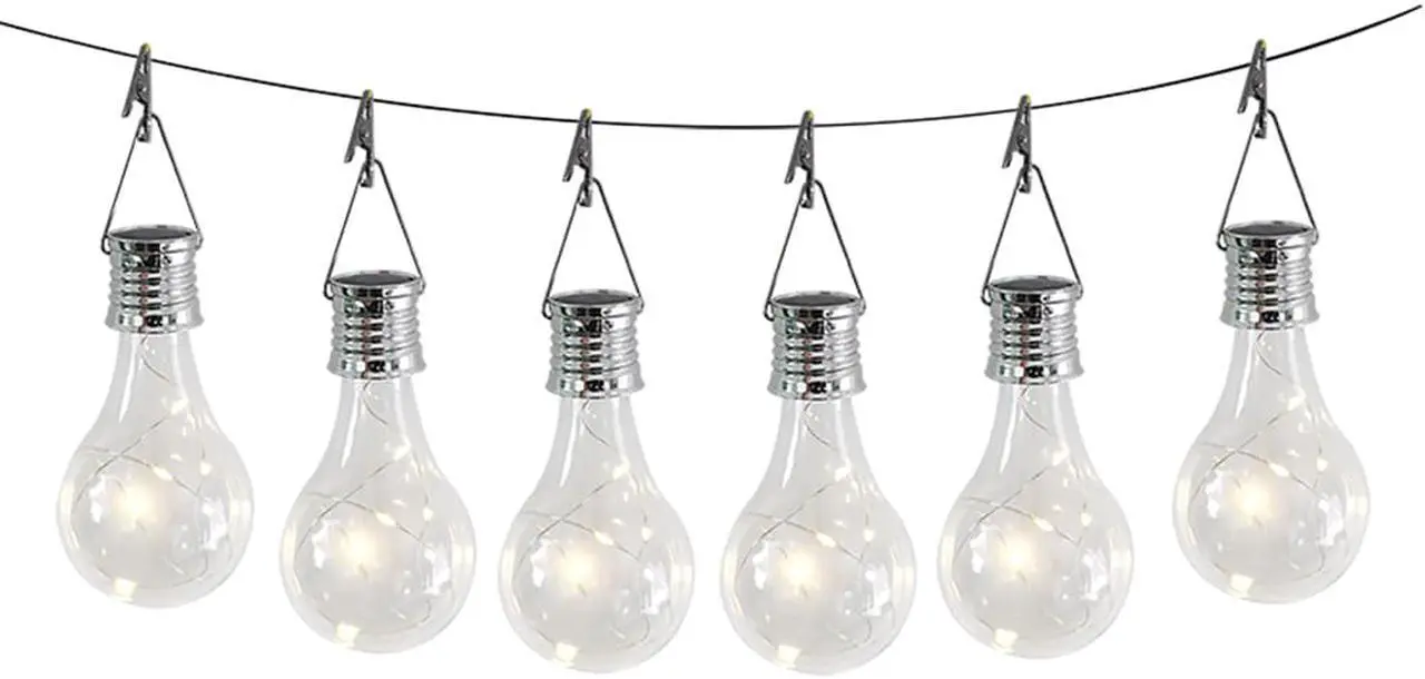 Alt view image 2 of 6 - Solar Powered 64 in LED String Lights (4-Pack)