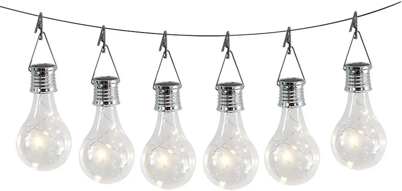 Alt view image 2 of 6 - Solar Powered 64 in LED String Lights (2-Pack)