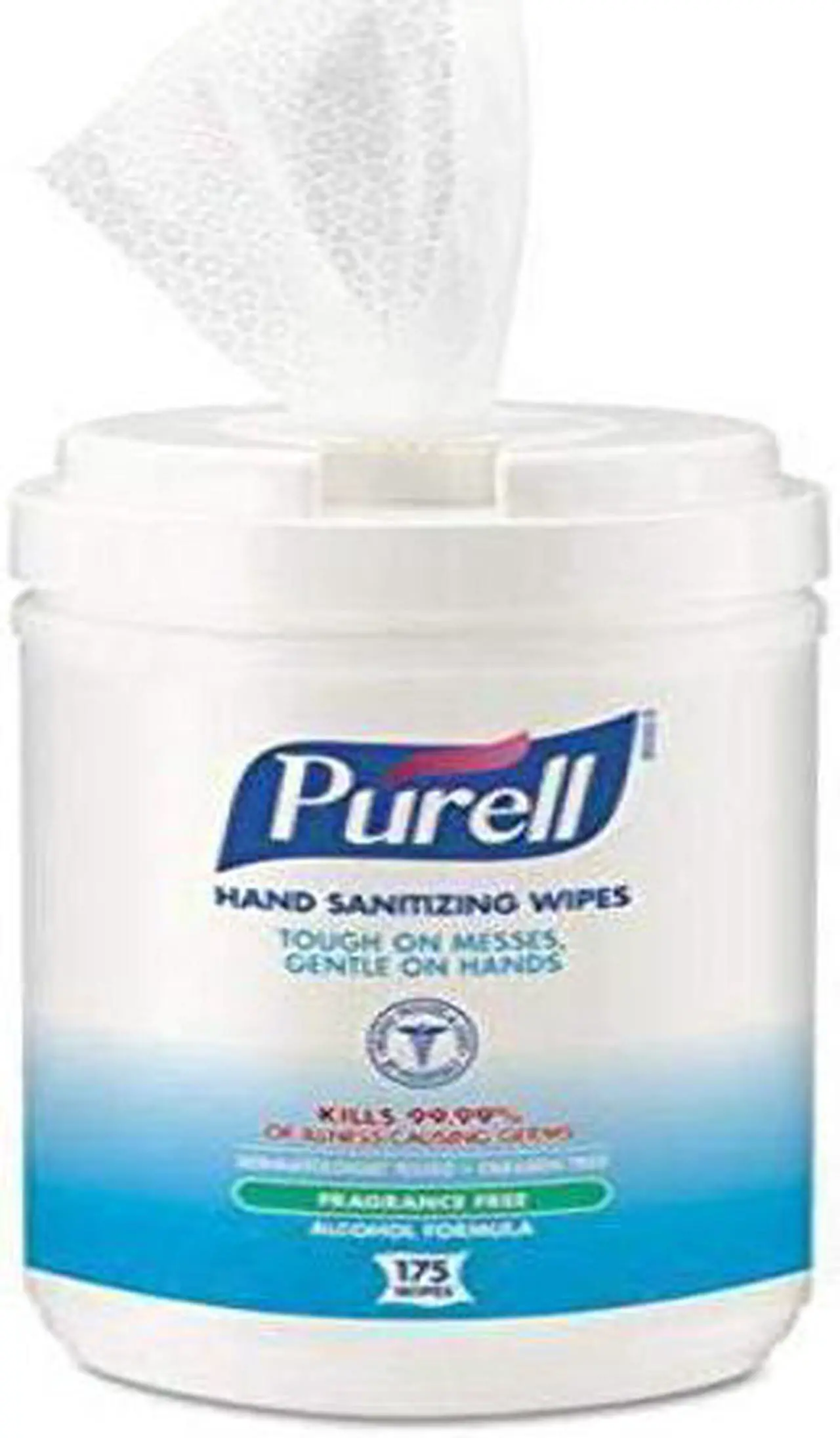 Alt view image 3 of 3 - Go-Jo Industries 903106 Premoistened Sanitizing Wipes - Alcohol Formulation, White
