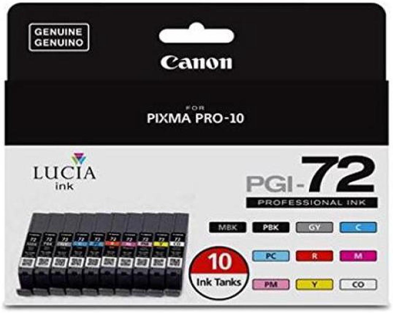Alt view image 2 of 3 - Canon LUCIA PGI-72 Ink Cartridge - Matte Black, Photo Black, Gray, Cyan, Magenta, Yellow, Photo Cyan, Photo Magenta, Red, Chroma Optimizer