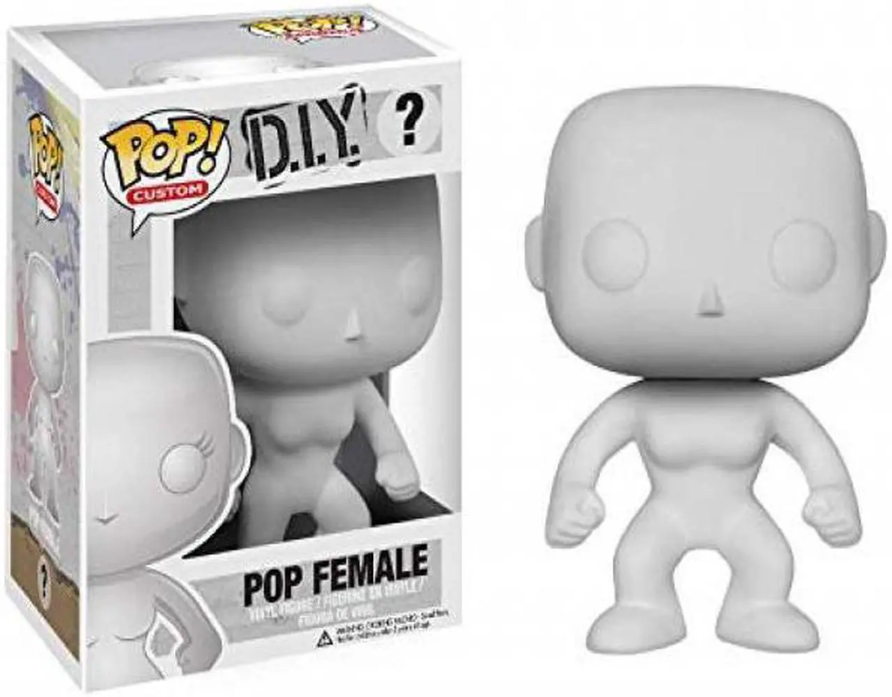 Alt view image 5 of 5 - Do it Yourself Female Pop! Vinyl Figure