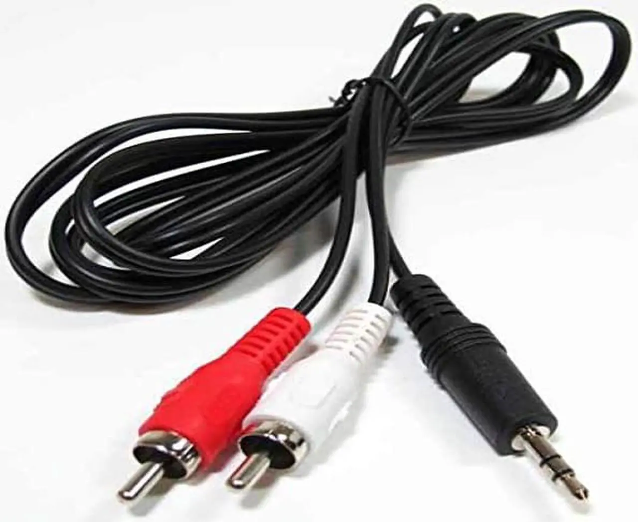 Alt view image 4 of 5 - SF Cable, 12 ft 3.5mm Stereo Male to Two RCA Male Splitter Cable