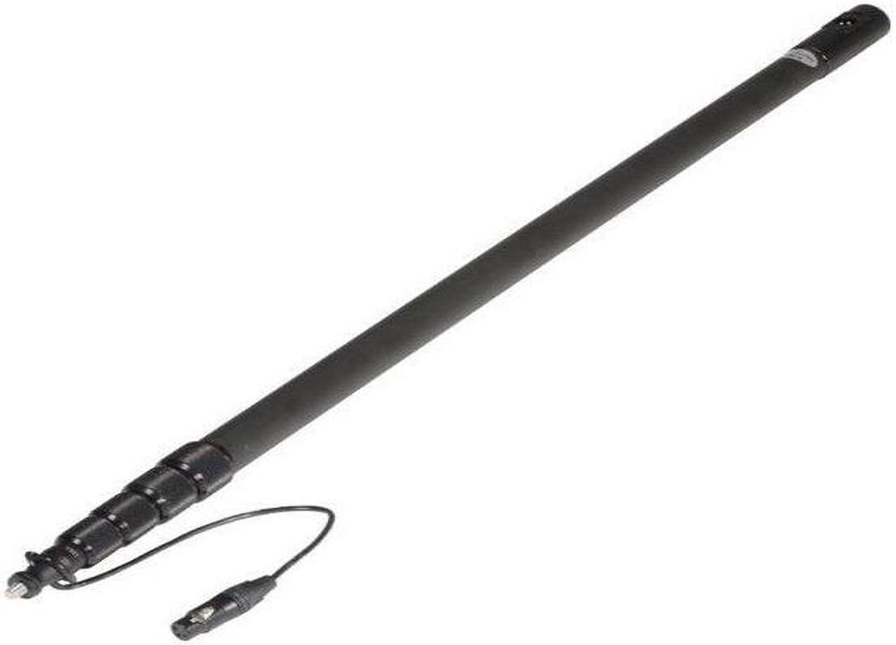 Alt view image 3 of 8 - K-Tek 36.8"-12'.6" 5-Section Carbon Fiber Boom Pole w/Coiled Cable #KEG150CCR