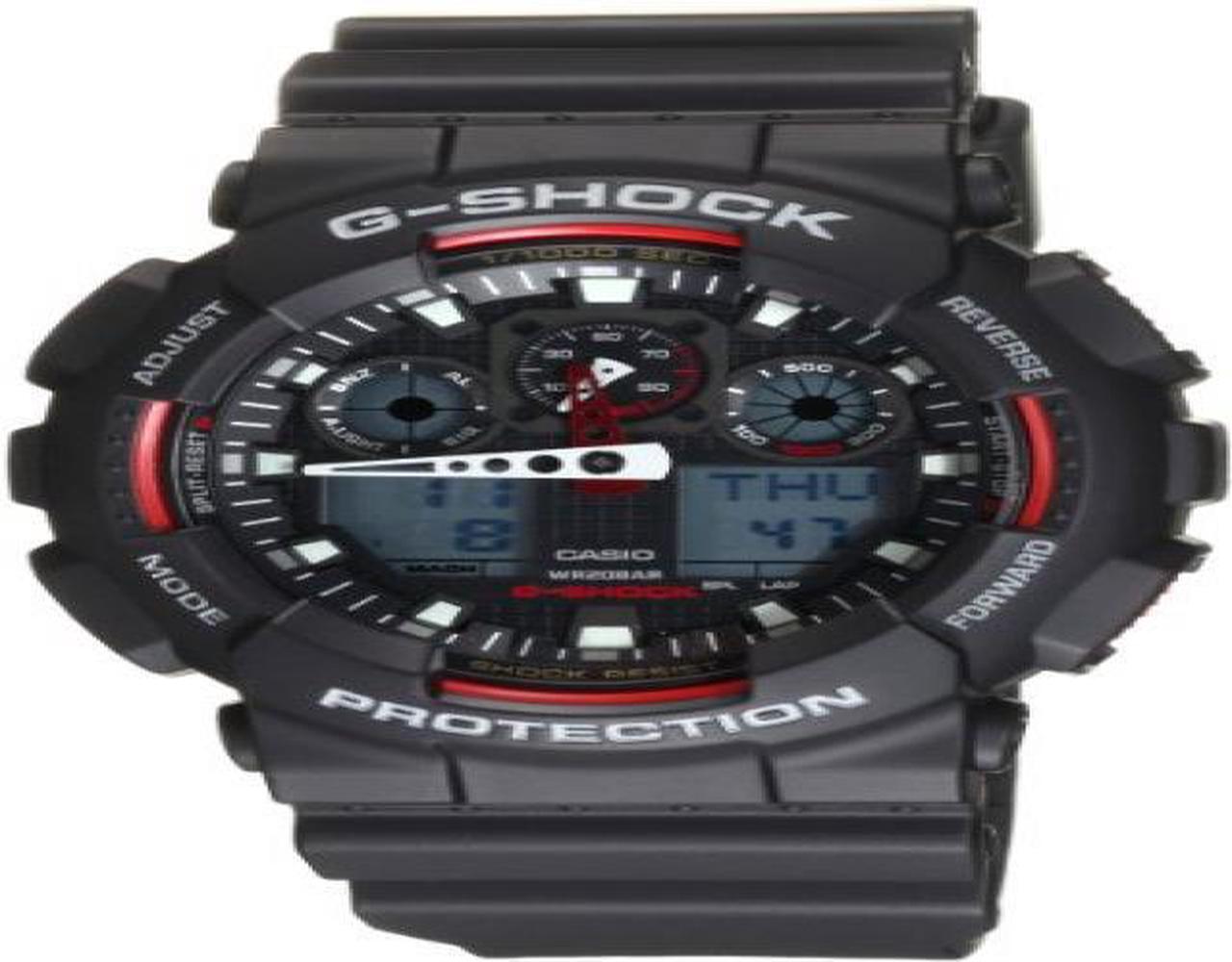 Main image of Casio GA100-1A4 Men's G-Shock Anti-Magnetic X-Large G Watch