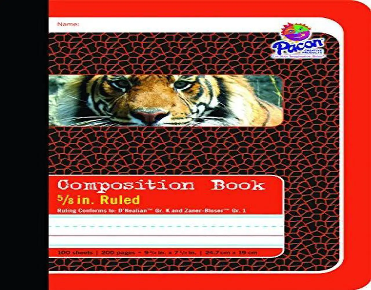 Alt view image 5 of 12 - Pacon 2427 Composition Book 100 Sheet - Ruled - 9.75" x 7.50" - 1 Each - White Paper