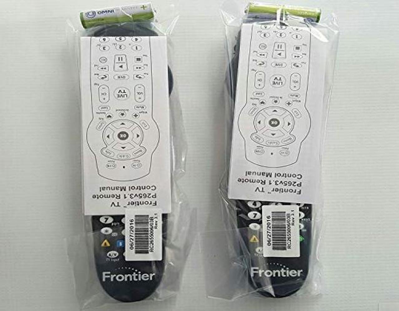 Alt view image 2 of 5 - Set of TWO Verizon FiOS TV Replacement Remote Controls by Frontier works with Verizon FiOS systems