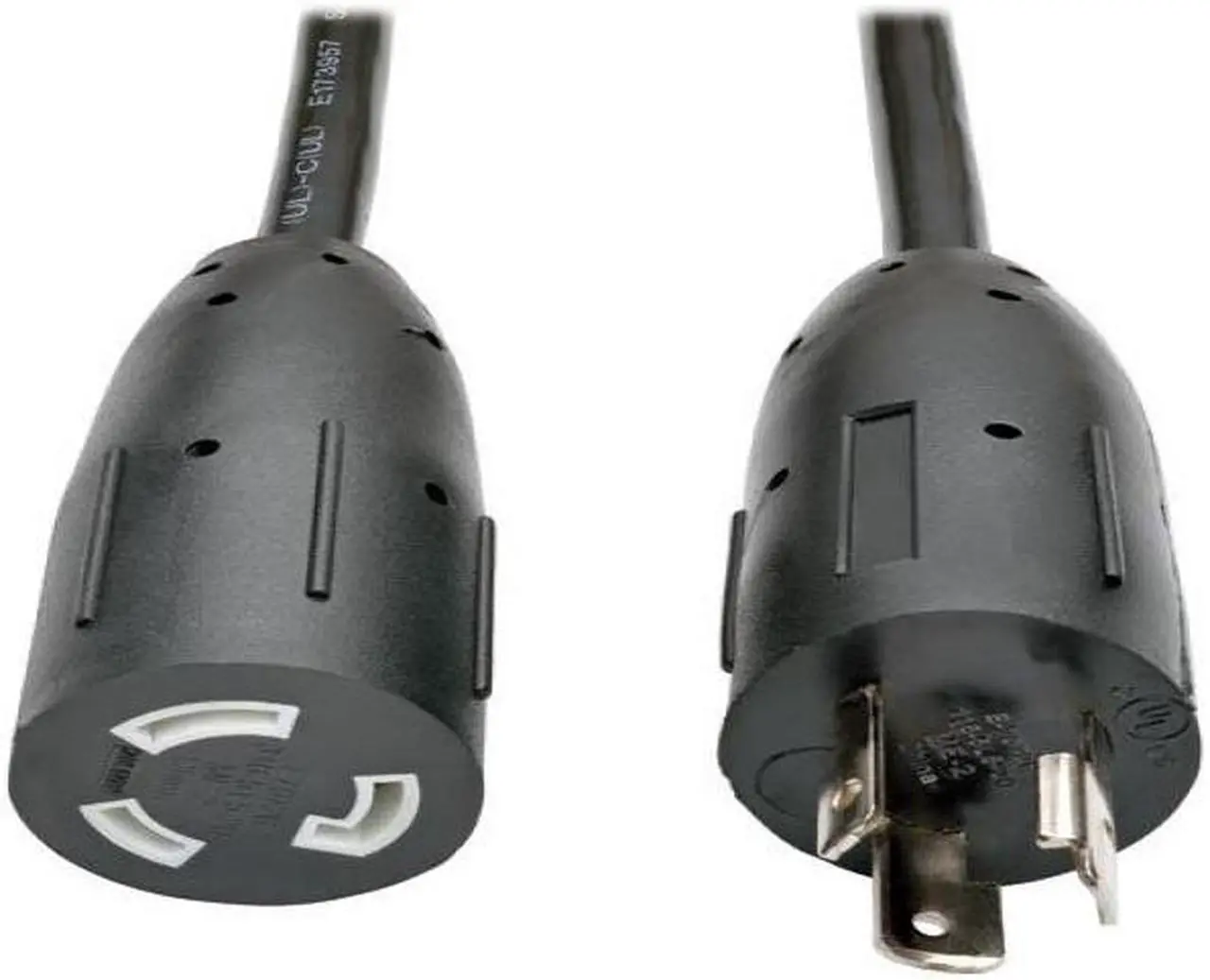 Alt view image 4 of 12 - Tripp Lite Model P046-015-LL 15 ft. Heavy-Duty Power Extension Cord, 20A, 12AWG (NEMA L5-20P to NEMA L5-20R), Locking Connectors, 15 ft.Female to Male