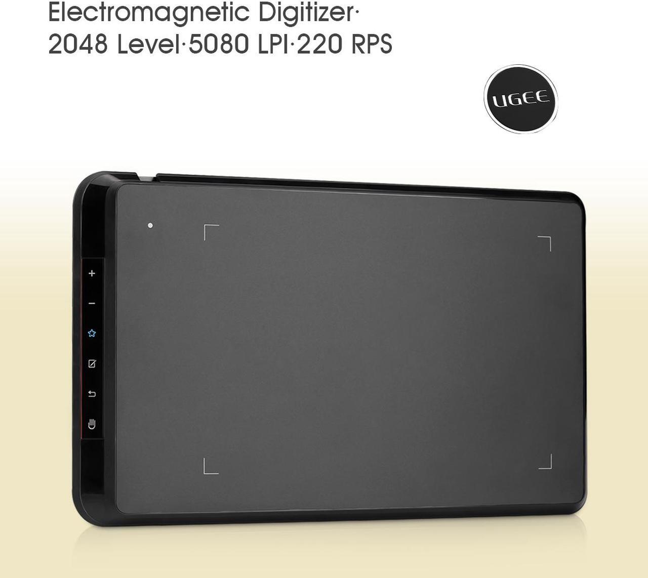 Alt view image 2 of 7 - UGEE EX07 8'' x 5'' Digital Art Graphics Tablet with P50S Drawing Pen