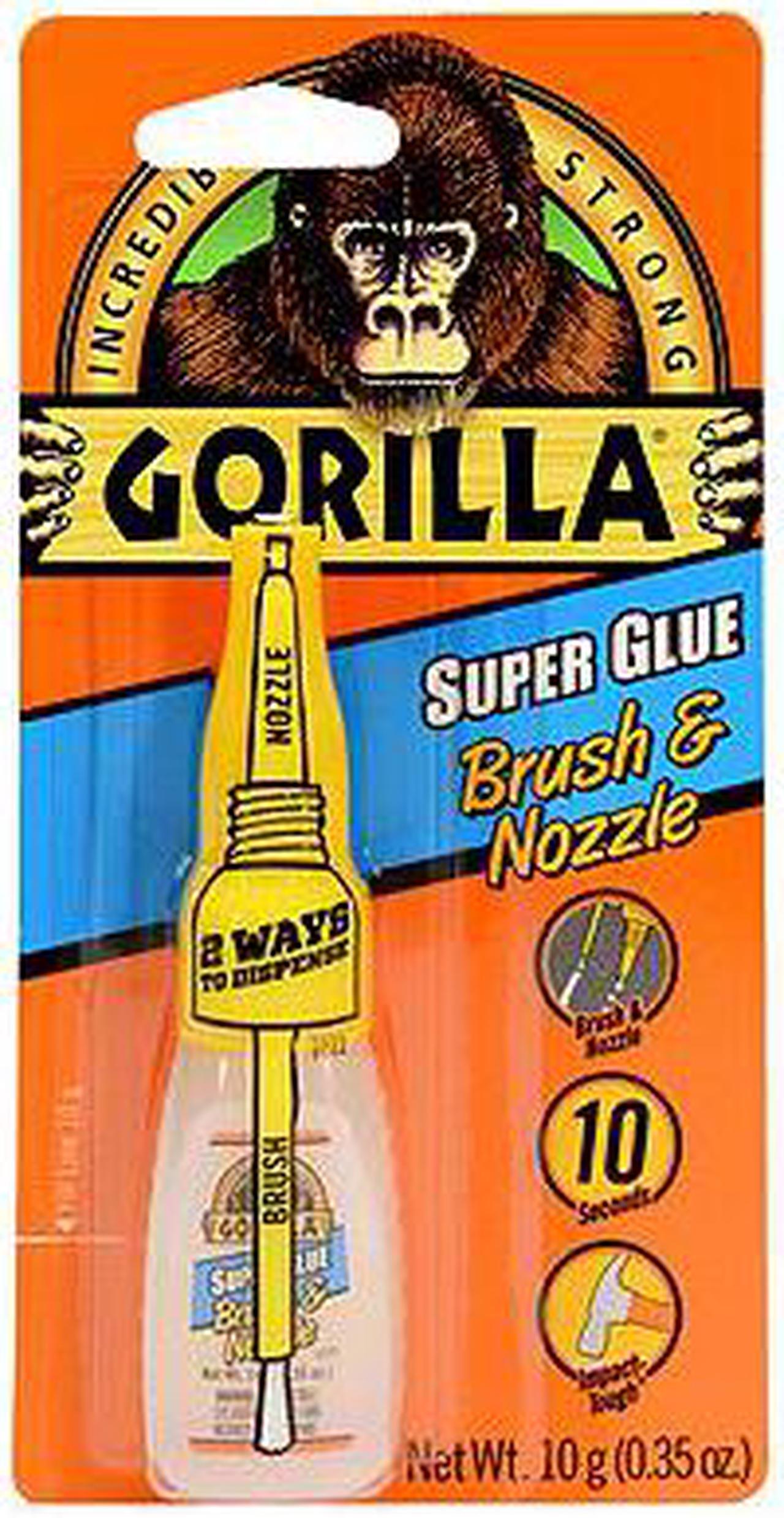 Alt view image 10 of 20 - GORILLA GLUE 7500101 Construction Adhesive, Super Glue Brush & Nozzle Series,