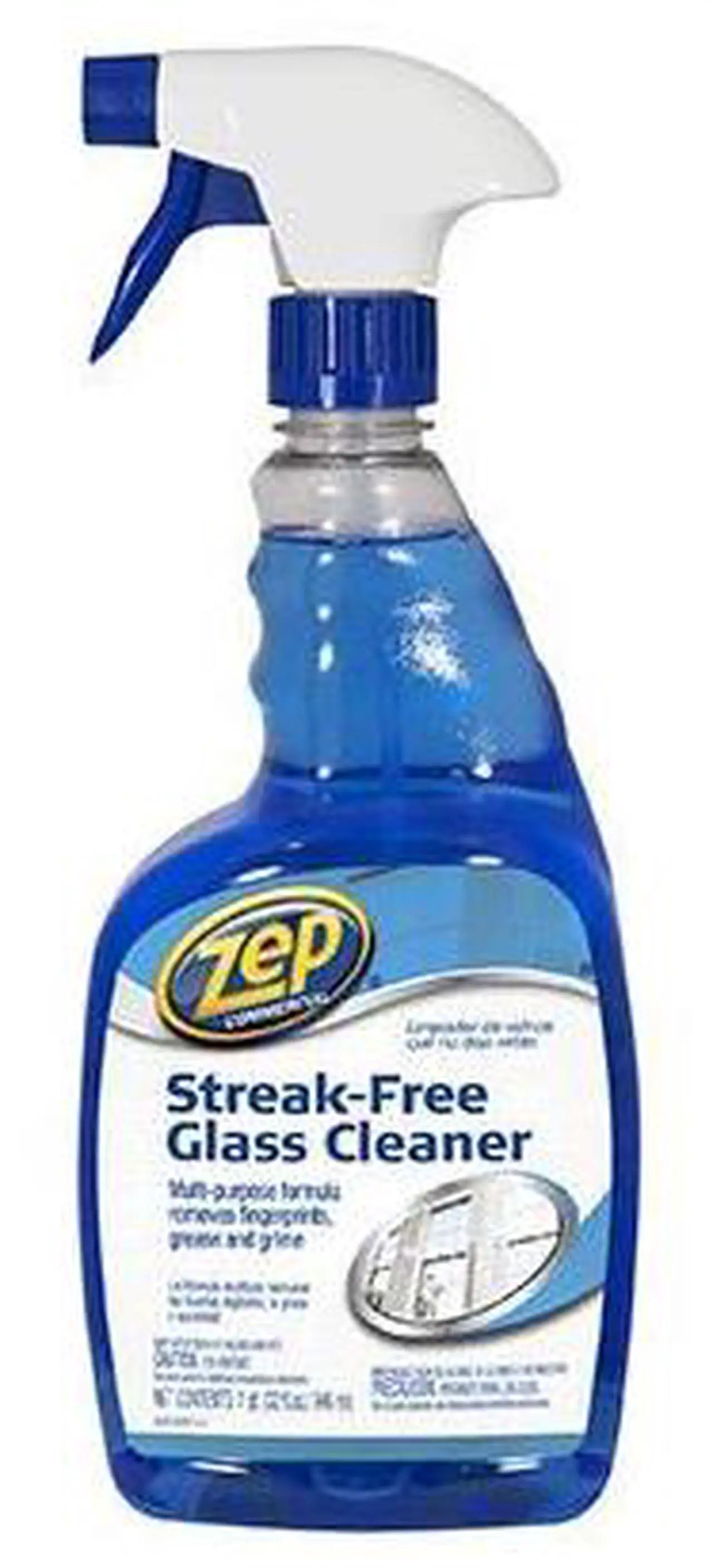 Alt view image 4 of 11 - Zep ZU112032 Streak-free Glass Cleaner, Spray, 32fl oz, Blue