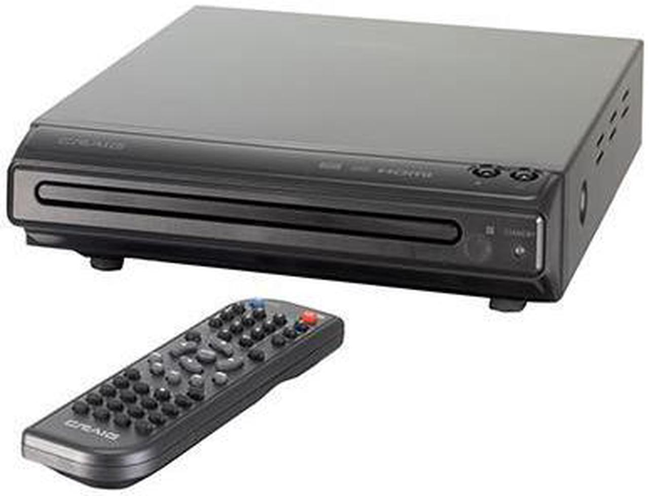 Alt view image 3 of 17 - CRAIG CVD401A Compact HDMI DVD Player with Remote in Black