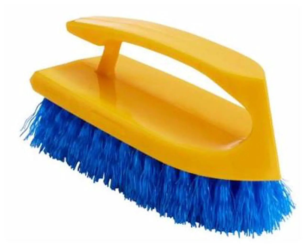 Alt view image 9 of 20 - Rubbermaid Commercial Long Handle Scrub Brush 6" Brush Yellow Plastic Handle/Blue Bristles 6482COB