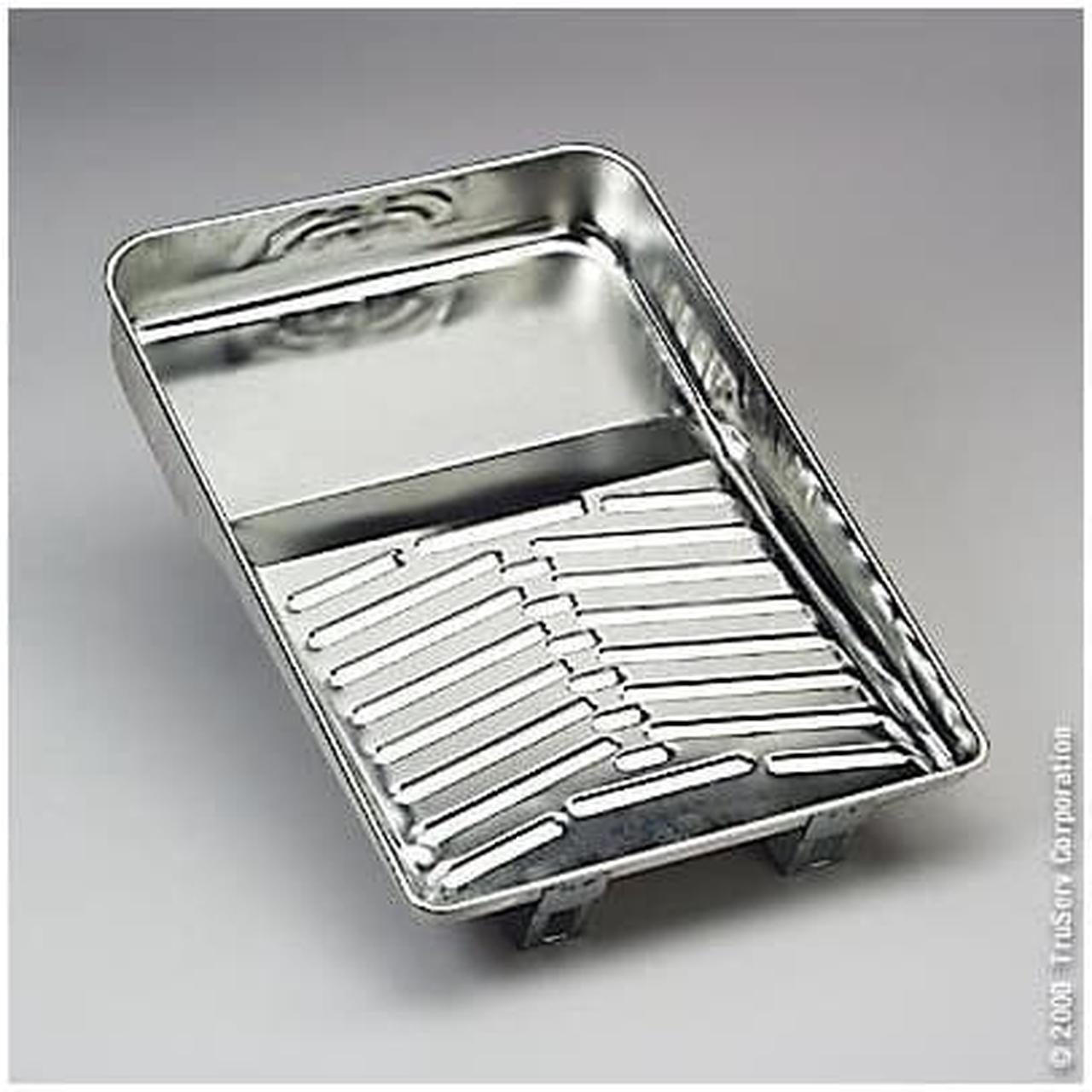 Alt view image 3 of 11 - ZORO SELECT R402-11 Steel Paint Tray, 1 qt, 16 1/2" L, 2 1/2" D, 11" W