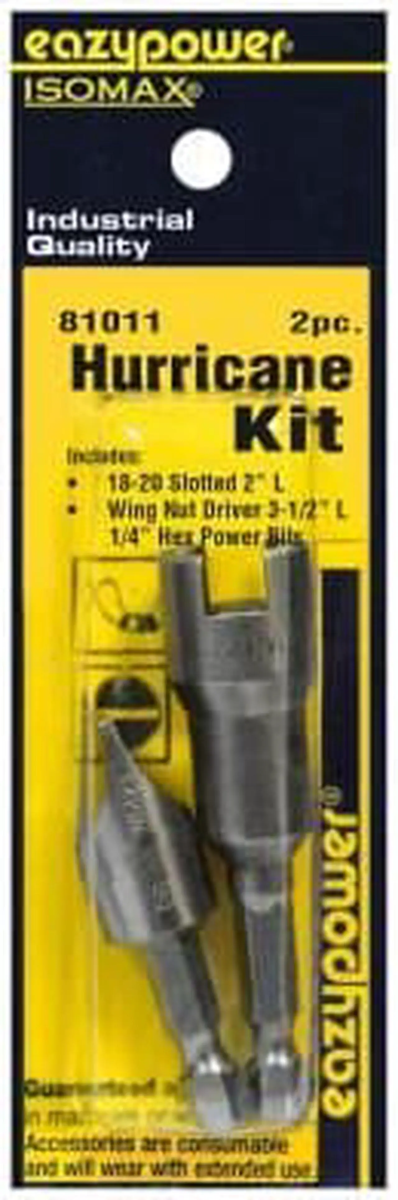 Alt view image 3 of 4 - Eazypower Hurricane Power Bit Kit,No. 18-20,2 pcs.  81011